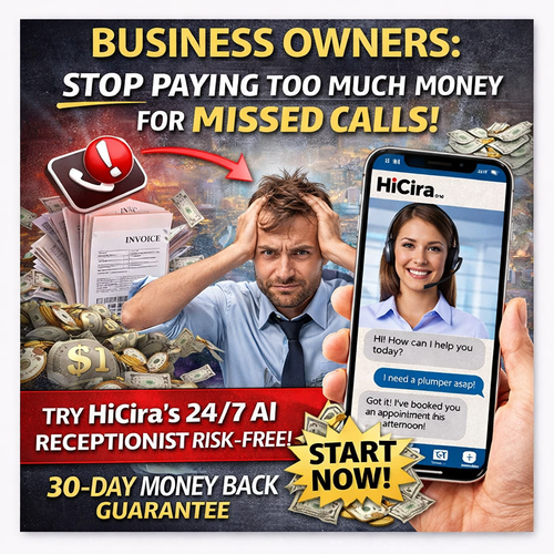 AI receptionist that answers calls, responds to texts, and books jobs automatically—so you never miss a lead.